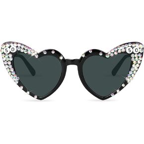 Birthday Glasses for Women, Black Birthday Sunglasses Birthday Party Gifts Accessories Party Favor for Happy Birthday