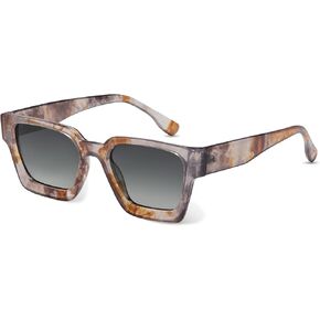 livho Rectangle Polarized Sunglasses Trendy for Women Men Retro Sun Glasses for Women Men 2024 Oversized UV Protection Shades