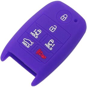 SEGADEN Silicone Cover Protector Case Holder Skin Jacket Compatible with KIA Sedona 6 Button Smart Remote Key Fob CV4151 Rose in Kuwait