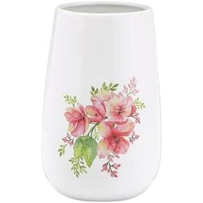 Burton+BURTON Savanna Floral Pink Decal Small Vase