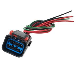 6-Wire Taillight Connector Pigtail Harness for LED ONLY Compatible with 2013-2018 Dodge Ram 1500 2500