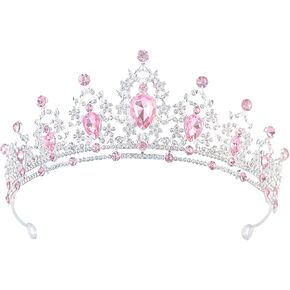 Crystal Crown and Tiara For Women - Rhinestone Headband For Princess Girls,Bridal Hair Accessories For Weddings Birthday in Saudi Arabia