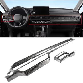 Center Control Gear Shift Panel Cover Trim for Honda CR-V 2023 2024 2025 with Dashboard Panel Cover Cup Holder Panel Cover Shift Knob Cover and Headlight Switch Panel Cover