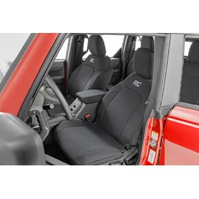 Rough Country Neoprene Seat Covers for 2021-2024 Ford Bronco | 4-Door - 91059