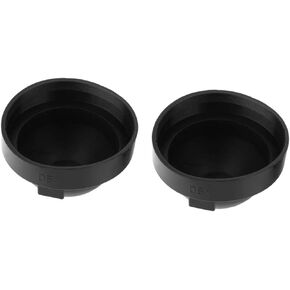 2Pcs Waterproof Headlight Dust Cover, 90mm Black Rubber Car LED Headlight Dust Cover Housing Seal
