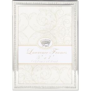 Lawrence Frames Lawrence Royal Designs 4x6 Dazzle Silver and Glitter Picture Frame