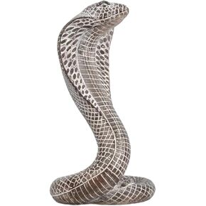 Cobra Statue Sculpture, Resin, 7.08 inches, Home Decor. New Year 2025, Snake