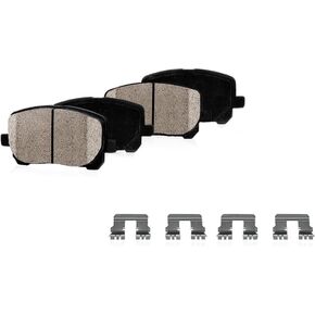 Callahan Brake Parts Rear Brakes For 2012 2013 2014 2015 2016 2017 2018 Ford F-150 Ceramic Brake Pads