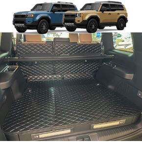 Cargo Mat Compatible with 2024-2025 Toyota Land Cruiser Cargo Liner Trunk Mat (Cargo Mat+Seat Back Cover) Cargo Liners for Land Cruiser Prado 250 LC250