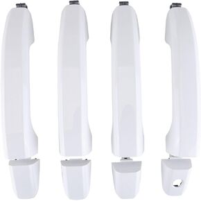 4PCS Exterior Door Handle Compatible with Chev-rolet 2014-2018 Silverado GMC Sierra Replace 22929464 22923605 13583894 13534897 Front Rear Left Driver and Right Passenger Side Outside Door Handle