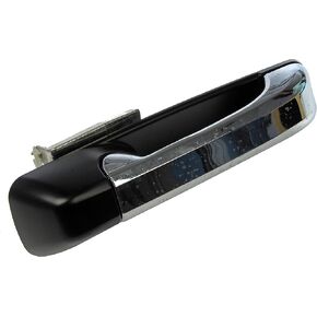 Dorman 81011 Exterior Door Handle Compatible with Select Dodge / Ram Models, Chrome Lever and Black Housing