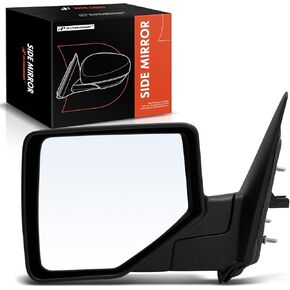 A-Premium Driver Side Power Door Mirror - Compatible with Ford Ranger 2006-2011 & Mazda B2300 B3000 B4000 2006-2008 - Non-Heated Manual Folding Textured Black Outside Rear View Mirror