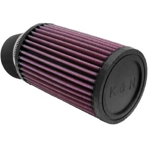 K&N High-Flow Original Lifetime Universal Clamp-On Air Filter: High Performance, Premium, Washable: Flange Diameter: 2.4375 In, Filter Height: 6 In, Flange Length: 2 In, Shape: Round, RU-1770
