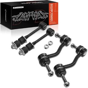 A-Premium Set of 4, Front & Rear Sway Bar Links Kit Stabilizer Bar Links, Compatible with Ford Thunderbird 1993-1997, Mercury Cougar 1993-1997