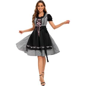 Oktoberfest Outfits for Women Dirndl Dress for German Traditional Bavarian Costume