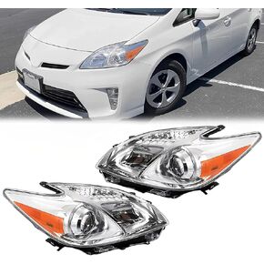 Headlights Assembly Compatible with 2012-2015 Toyota Prius,Driver and Passenger Side(TO2519134, TO2518134)