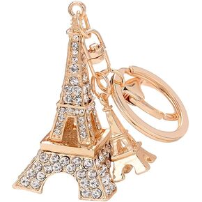 KESYOO Eiffel Tower Keychain Keychain Charms Personalized Keychain Crystal Keychains Eiffel Tower Shaped Keychain Keyring
