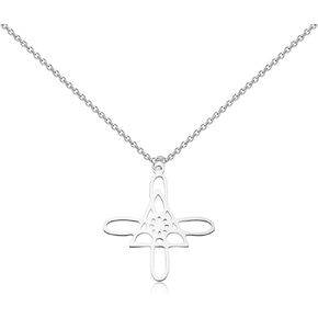 CENWA Stainless Steel Reiki Knowledge Symbol Pendant Necklace