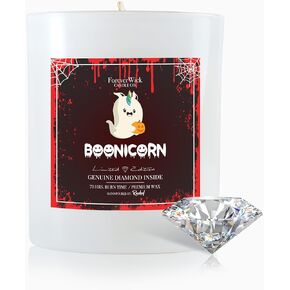 ForeverWick You're My Treat Vampire Candle | Fun Halloween Candles | Hand-Poured Natural Soy Candle | Halloween Gifts for Women with Diamond | Tobacco & Vanilla Scents | Up to 70-Hour Burn Time, 14oz
