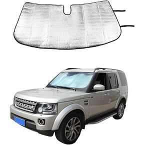Car Front Windshield Sunshade & Car Sun Shade Full Rear Window Shades for Land Rover Discovery 4 LR4 2010-2016, UV Rays Sun Visor Protector (Front Window)