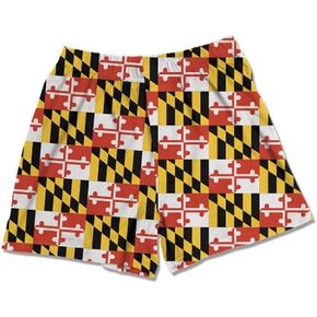 Maryland Flag Mens' Adult Boxer Shorts (Size: Small - 2XL) (Large)