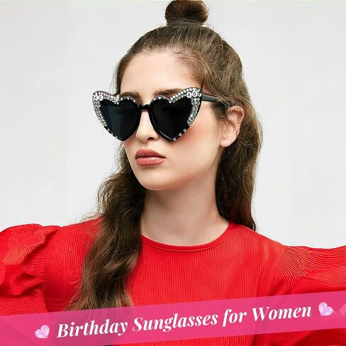 نظارات عيد ميلاد للنساء، نظارات شمسية سوداء لعيد الميلاد وهدايا حفلات أعياد الميلاد وإكسسوارات الحفلات لعيد ميلاد سعيد in Saudi Arabia