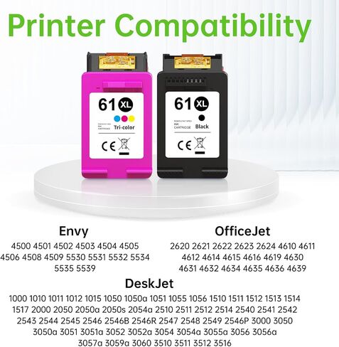 Printer Ink 67 for HP 67 Ink Cartridges Black/Color Combo Pack Replacement for HP Ink 67 67XL with HP Deskjet 2755e 2700e 2752e 4155e 4100 Envy 6000 6055e 6455e 6400 Printer (2 Pack) in Saudi Arabia