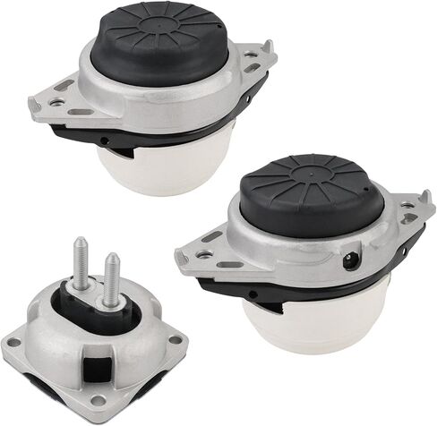 JDMON 3Pcs Engine Motor Transmission Mount Kit Replacement for Mercedes-Benz GLS450, ML350, ML400, V6 3.0L Compatible with A4094 / 9940 / 1662405917 / A4096 / 9666 / 1662401118 in Kuwait