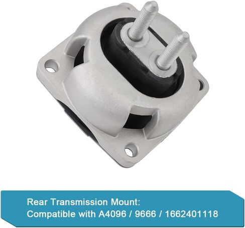 JDMON 3Pcs Engine Motor Transmission Mount Kit Replacement for Mercedes-Benz GLS450, ML350, ML400, V6 3.0L Compatible with A4094 / 9940 / 1662405917 / A4096 / 9666 / 1662401118 in Kuwait
