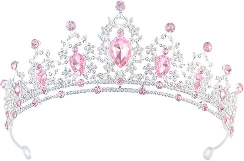 Crystal Crown and Tiara For Women - Rhinestone Headband For Princess Girls,Bridal Hair Accessories For Weddings Birthday in Saudi Arabia