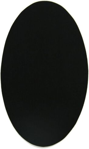 6 قطع من رقع الركبة باللون الاسود. وسادات حديدية لحماية ملابسك وإصلاح البنطلونات والسترات والسترات والقمصان. 16 × 10 سم. RP7 in Kuwait