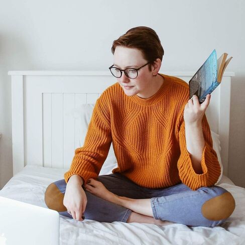 6 قطع من رقع الركبة باللون الاسود. وسادات حديدية لحماية ملابسك وإصلاح البنطلونات والسترات والسترات والقمصان. 16 × 10 سم. RP7 in Kuwait