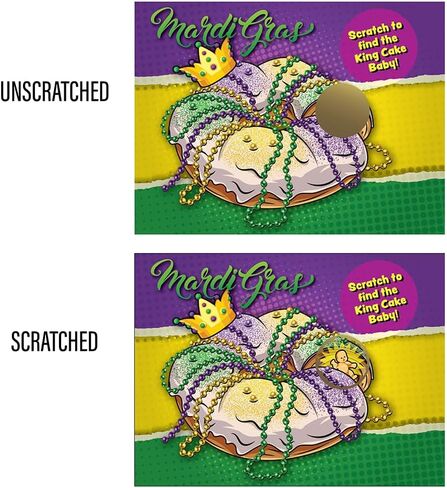 My Scratch Offs Mardi Gras Scratch Off Game Cards- Set of 26 (Mardi Gras Bingo) in Saudi Arabia