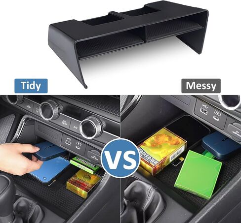 Center Console Organizer Compatible with Honda CRV 2023 2024 2025, Hidden Center Console Divider, ABS Material Car Organizer, Car Console Organizer, Honda CRV Accessories in Kuwait