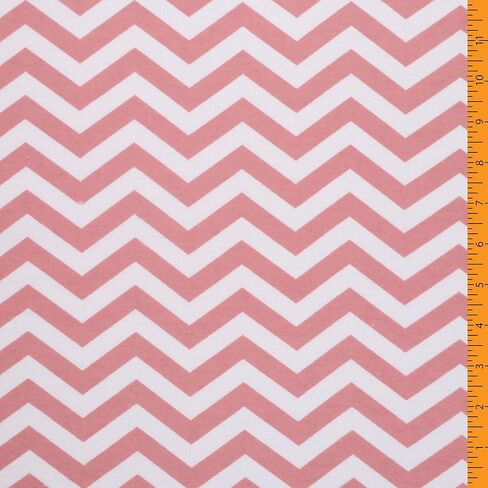 Mook Fabrics Flannel PRT Chevron, Blush 15 Yard Bolt in Kuwait