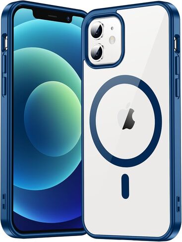 Temdan for iPhone 11 Case Clear, [Compatible with Magsafe][Anti-Yellowing][Military-Grade Protection] Shockproof Slim Phone Case for iPhone 11 6.1 inch, Clear in Kuwait