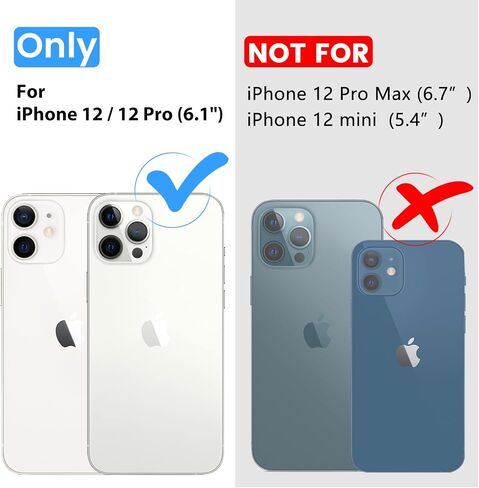 Temdan for iPhone 11 Case Clear, [Compatible with Magsafe][Anti-Yellowing][Military-Grade Protection] Shockproof Slim Phone Case for iPhone 11 6.1 inch, Clear in Kuwait