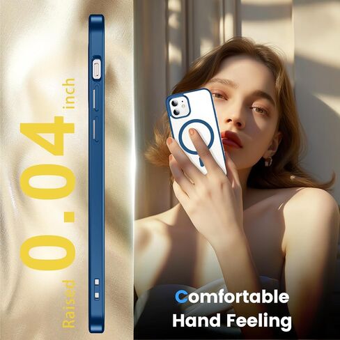 Temdan for iPhone 11 Case Clear, [Compatible with Magsafe][Anti-Yellowing][Military-Grade Protection] Shockproof Slim Phone Case for iPhone 11 6.1 inch, Clear in Kuwait