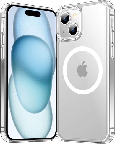 Temdan for iPhone 11 Case Clear, [Compatible with Magsafe][Anti-Yellowing][Military-Grade Protection] Shockproof Slim Phone Case for iPhone 11 6.1 inch, Clear in Kuwait