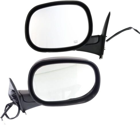 For Dodge Ram 1500 1998 99 00 01 2002 Door Mirror Passenger Side | Power | Heated | Folding | Replacement For 55076488AE | CH1321168 in Saudi Arabia