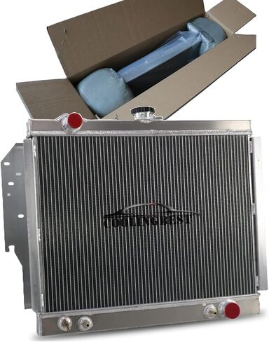 Aluminum Radiator Replacement for 1979-1993 Dodge CB300 D100 D150 D200 D250 D300 D350 Ramcharger RD200 W100 W150 W200 W250 W300 W350 V6 V8 3 Row Core Radiators Radiador in Kuwait