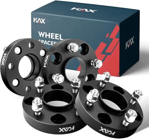 KAX 4x4.5 Wheel Spacers,1 inch 4 Lug Hub Centric Wheel Spacers fit for Sentra, Altima, Cube with M12x1.25 Studs 66.1mm Hub Bore,4Pcs in Saudi Arabia