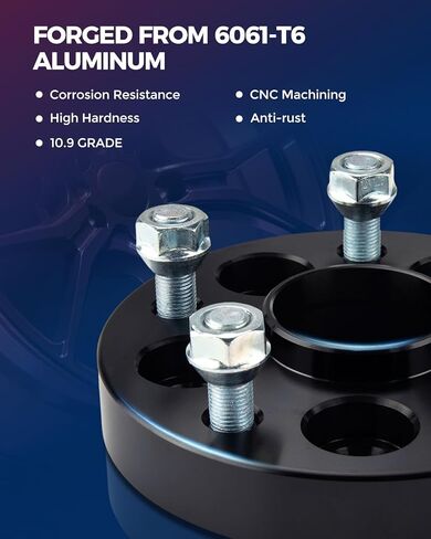 KAX 4x4.5 Wheel Spacers,1 inch 4 Lug Hub Centric Wheel Spacers fit for Sentra, Altima, Cube with M12x1.25 Studs 66.1mm Hub Bore,4Pcs in Saudi Arabia