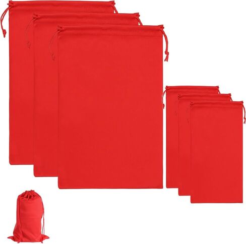 NADUSEP 6 Pcs Adult Game Toy Storage Bags, Microfiber Drawstring Gift Bags Pouches Adjustable Toy Organizer Foldable Ditty Underwear Bag Sunglasses Case Home Travel Pouch (6) in Kuwait