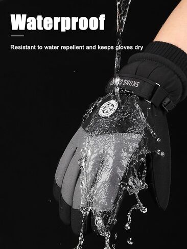 RIGWAR Winter Ski Gloves for Women, Waterproof Touch Screen Anti-Slip Cold Weather Gloves for Women in Saudi Arabia