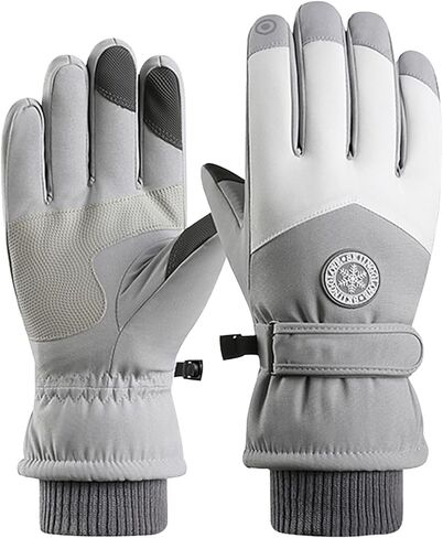 قفازات التزلج الشتوية للنساء من RIGWAR، قفازات مقاومة للماء تعمل باللمس ومضادة للانزلاق للطقس البارد للنساء in Kuwait