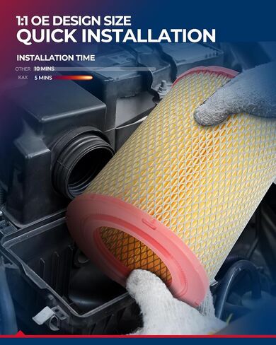KAX Engine Air Filter, CA12778 Replacement for Ford Escape 2020-2024, Bronco Sport 2021-2024, Maverick 2022-2024, Lincoln Corsair 2020-2025, Advanced Air Filter Media, Increased Acceleration in Saudi Arabia