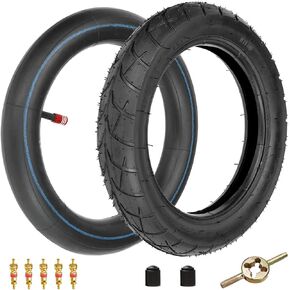FVRITO 12.5x2.25 (12-1/2"x2-1/4") 57-203 62-203 Tire and Inner Tube for Razor Pocket Mod Bella Betty Bistro Daisy Hannah Sweet Pea Currie Schwinn GT IZIP eZip MX125 Dirt Rocket Gas Electric Scooter