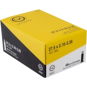 أنابيب دراجة بصمام Sunlite Schrader، صمام 27.5 × 2.10-2.35 بوصة / 48 مم