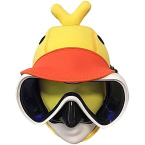 Wetsuit Hood Yellow Duck 3mm Neoprene Scuba Diving Hood for Men Women Youth Scuba Head Cover Dive Cap Surfing Thermal Hood for Kayaking Snorkeling Swimming Sailing Canoeing Water Sports